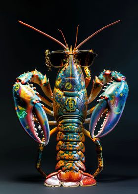 Rainbow lobster gangster