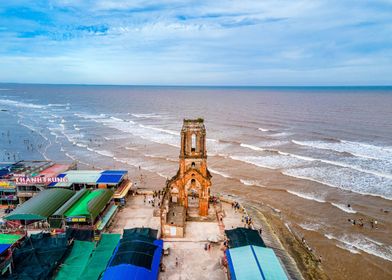 Old church by the sea