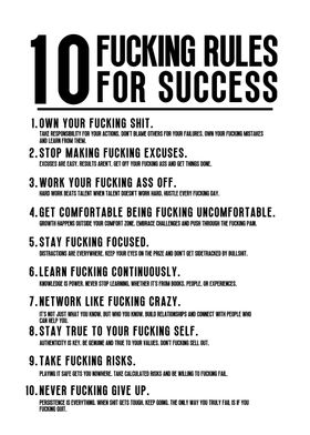 10 Rules For Success