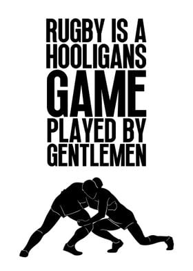 Rugby Quote Art