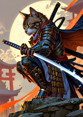 Samurai cat