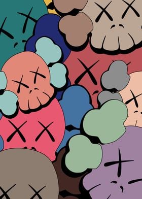 Kaws Colorful