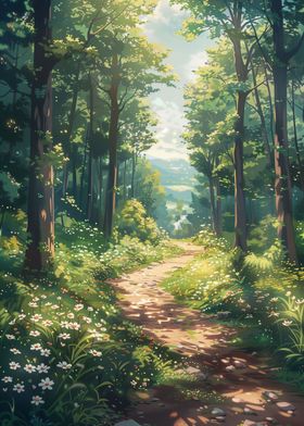 Sunlit Forest