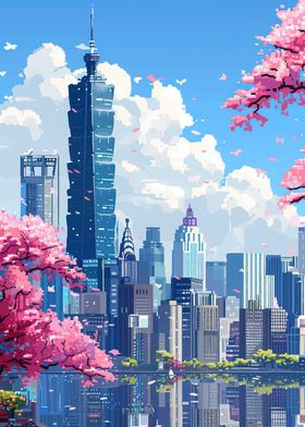 Cityscapes Pixel Art