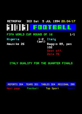 Nigeria v Italy 1994