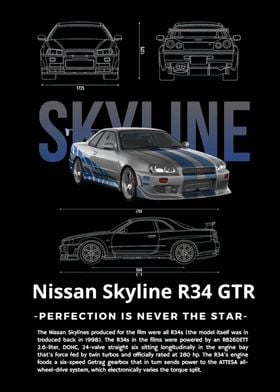 Nissan Skyline R34 GTR