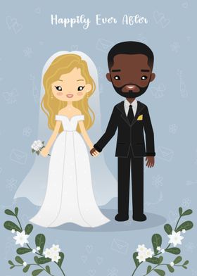 Cute Wedding Couple