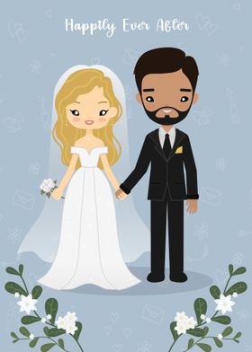 Cute Wedding Couple