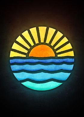 Retro Sunset