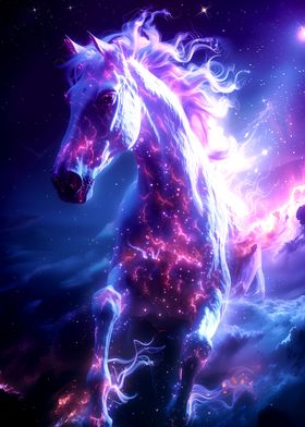 Ethereal Cosmic Horse