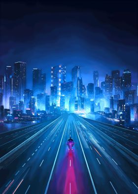 Cityscape Neon 