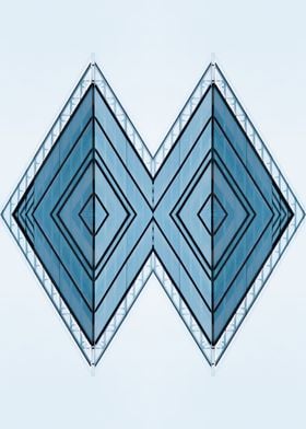 Symmetrical Diamonds 17