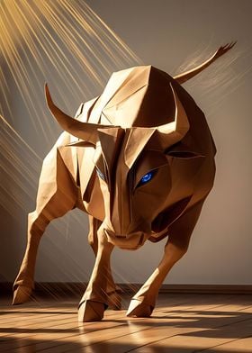 Origami Bull