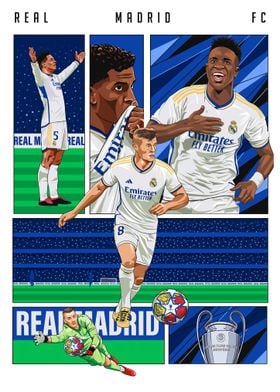 hala madrid poster