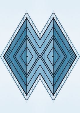 Symmetrical Diamonds 12