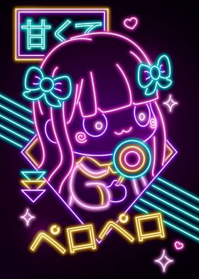 Neon Candy Girl