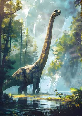 Majestic Brachiosaurus