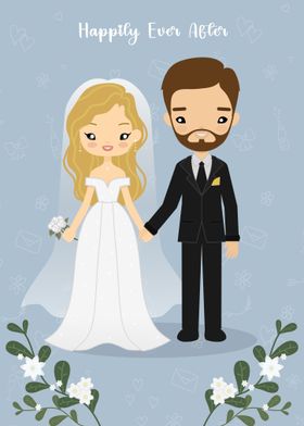 Cute Wedding Couple