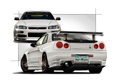 Nissan Skyline R34 legend