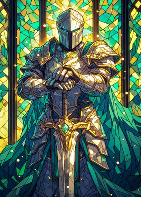 Stained Glass Paladin