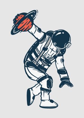 Bowling Astronaut