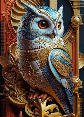 Regal Ornate Owl