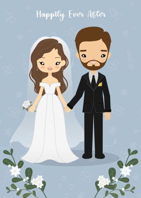 Cute Wedding Couple