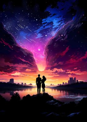 Sunset Nebula Lovers