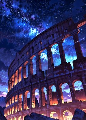 Colosseum in Rome in Italy