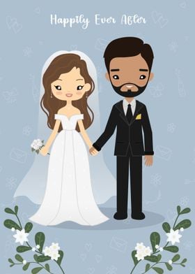 Cute Wedding Couple