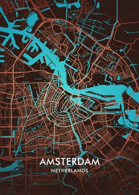 Amsterdam City Map