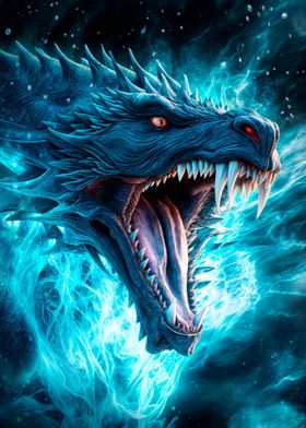 Blue Fury Dragon