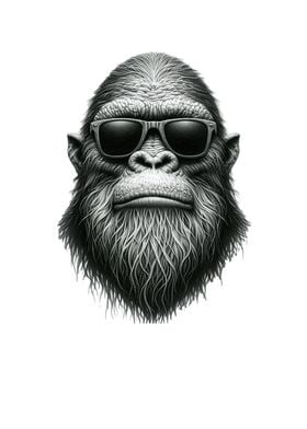 Gorilla with Sunglass