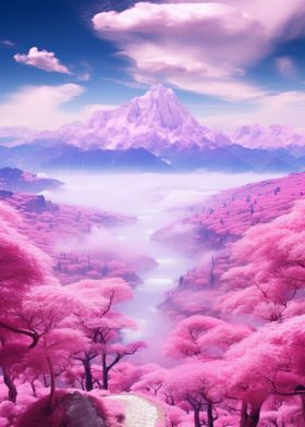 The candyfloss landscape