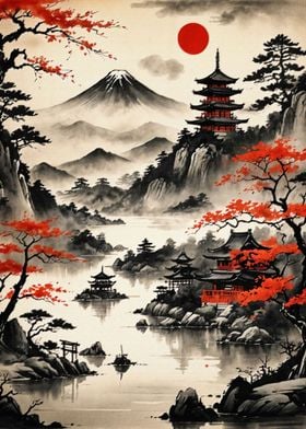 japanese landscape art