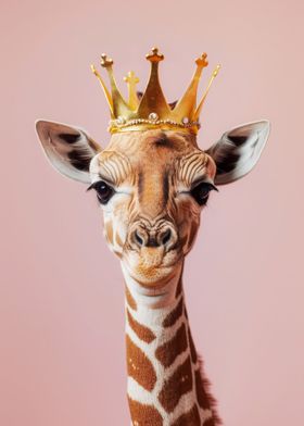 Giraffe Pastel Crown