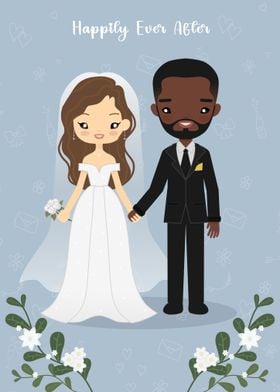 Cute Wedding Couple