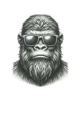 Bigfoot with Sunglasses