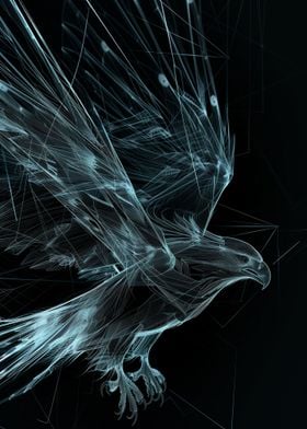 Abstract Eagle Digital Art