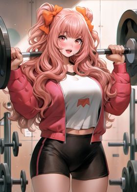 Anime Fitness Girl