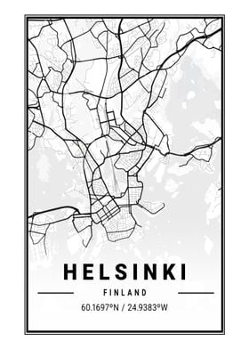 Map of Helsinki