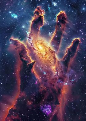 Cosmic Hand of Creation