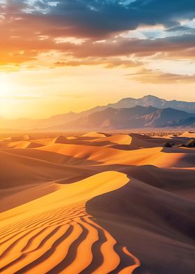 Desert Dunes Sunrise