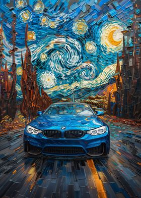 BMW M4 The Starry Night