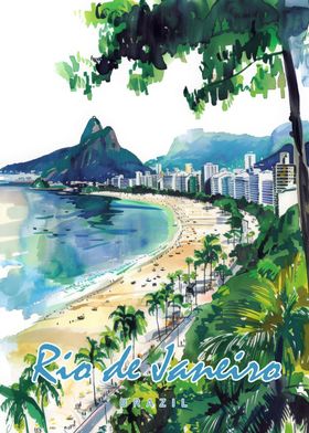 Rio City Watercolor