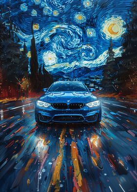 BMW M4 Starry Night