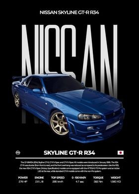 Nissan Skyline GTR R34