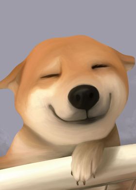 smiling dog