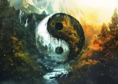 Yin and Yang Landscape