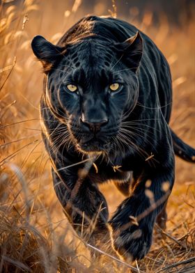 majestic black panther